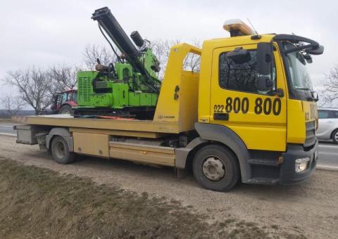 Evacuam tehnica 24 din 24 Эвакуация сельхозтехники Servicii macara 3.5T Manipulator aвтокран 24 24