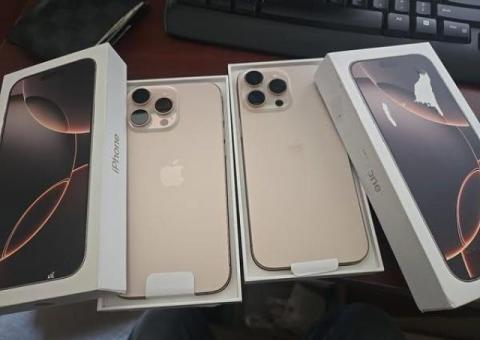 Apple iPhone 16 Pro = 550EUR, iPhone 16 Pro Max = 650EUR, iPhone 16 = 420EUR, iPhone 16 Plus 450EUR