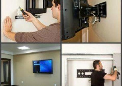 УСТАНОВКА ТЕЛЕВИЗОРА. МОНТАЖ КРОНШТЕЙНА. 069495004 Montare suport pentru televizor. Chisinau