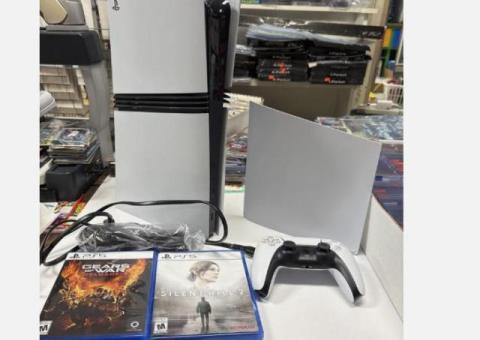 Sony PlayStation 5 Pro Digital PS5 2TB White Console + Extras