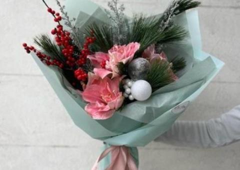 Surprize florale de Crăciun – emoție și eleganță în fiecare buchet!